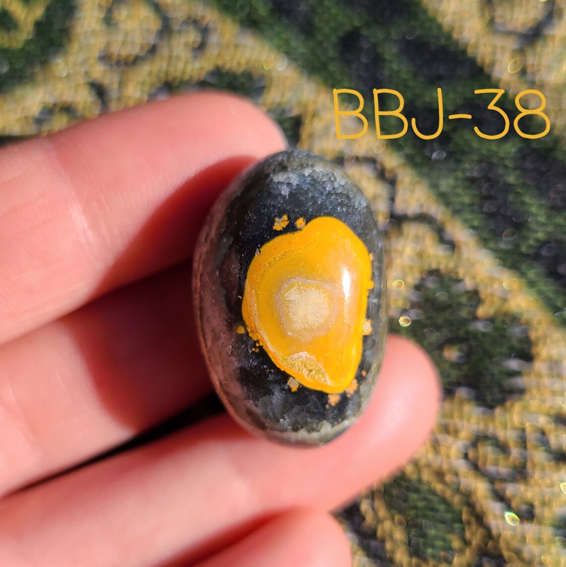 Bumble Bee Jasper Stone Tumbled Bumble Bee Jasper Polished Etsy