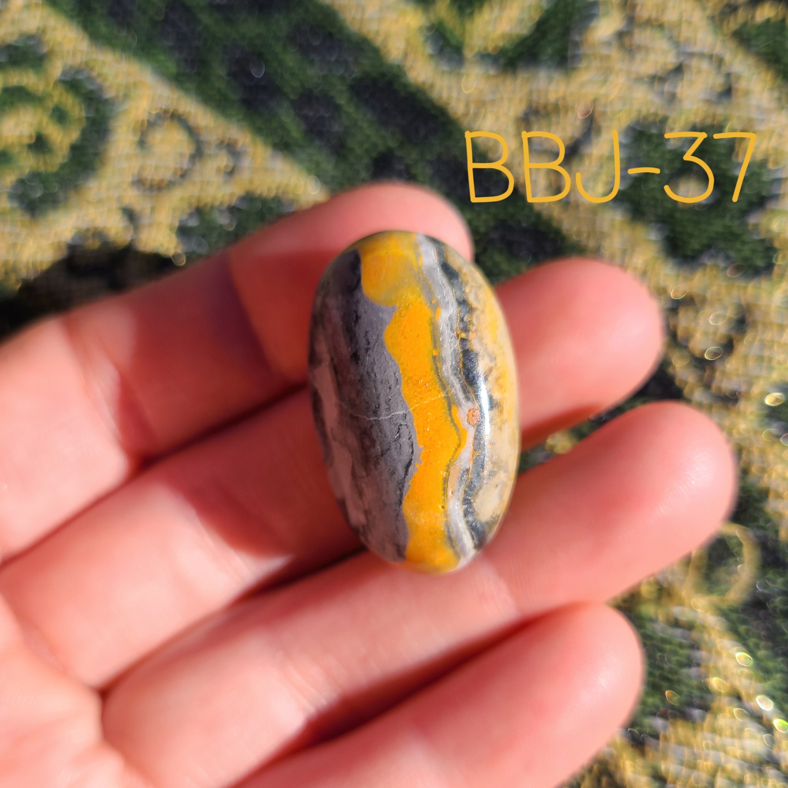 Bumble Bee Jasper Stone Tumbled Bumble Bee Jasper Polished Etsy