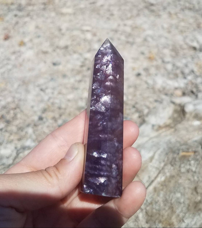 Purple Fluorite Tower Fluorite Purple Fluorite Point Purple Fluorite Obelisk Purple Fluorite Wand Fluorite Crystal