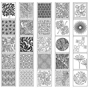 Decorative Panels DXF / EPS / SVG / Clipart/ Cut Files/ Cricut/ Silhouette/ Vector