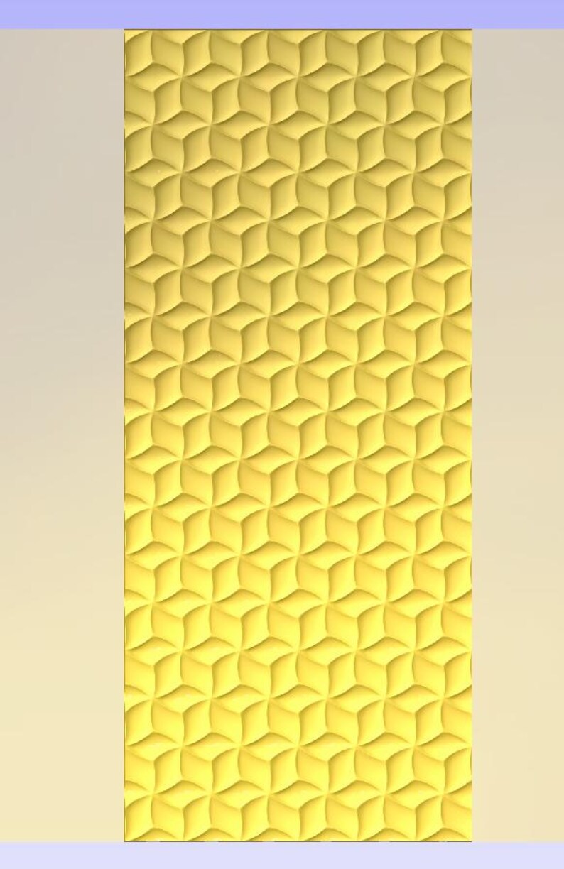 Side Router Texture Design Geometric 3D Wall Panel STL CNC Router File Hex Flower Pattern ...