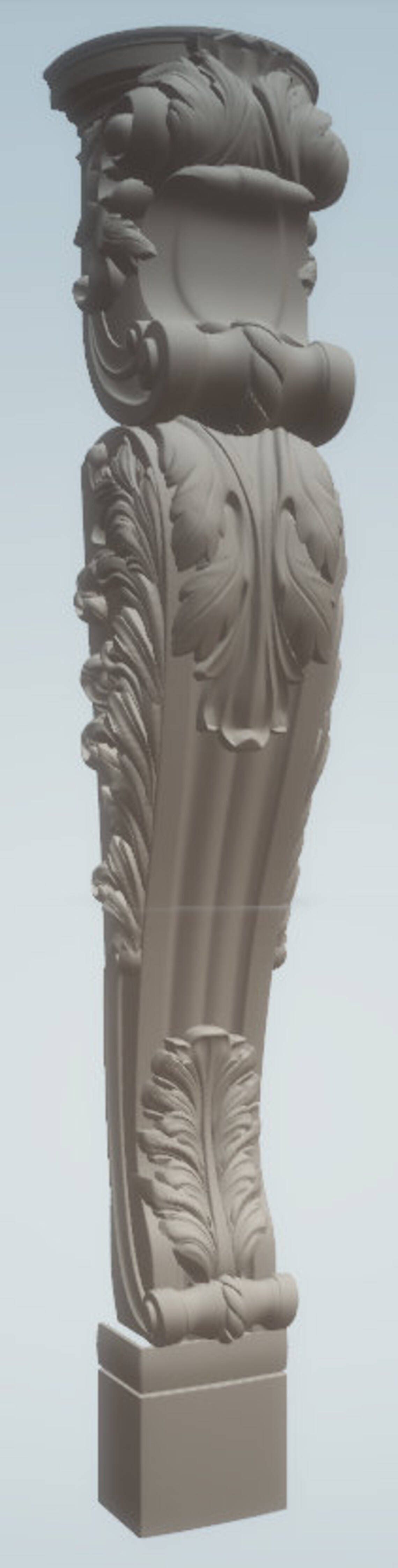 3D STL Models: Pillars, Balusters & Fences (67 Pcs) - CNC Router ...