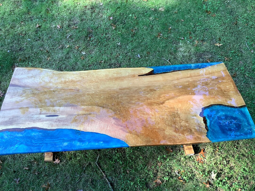 Epoxy Resin Wood Table Etsy