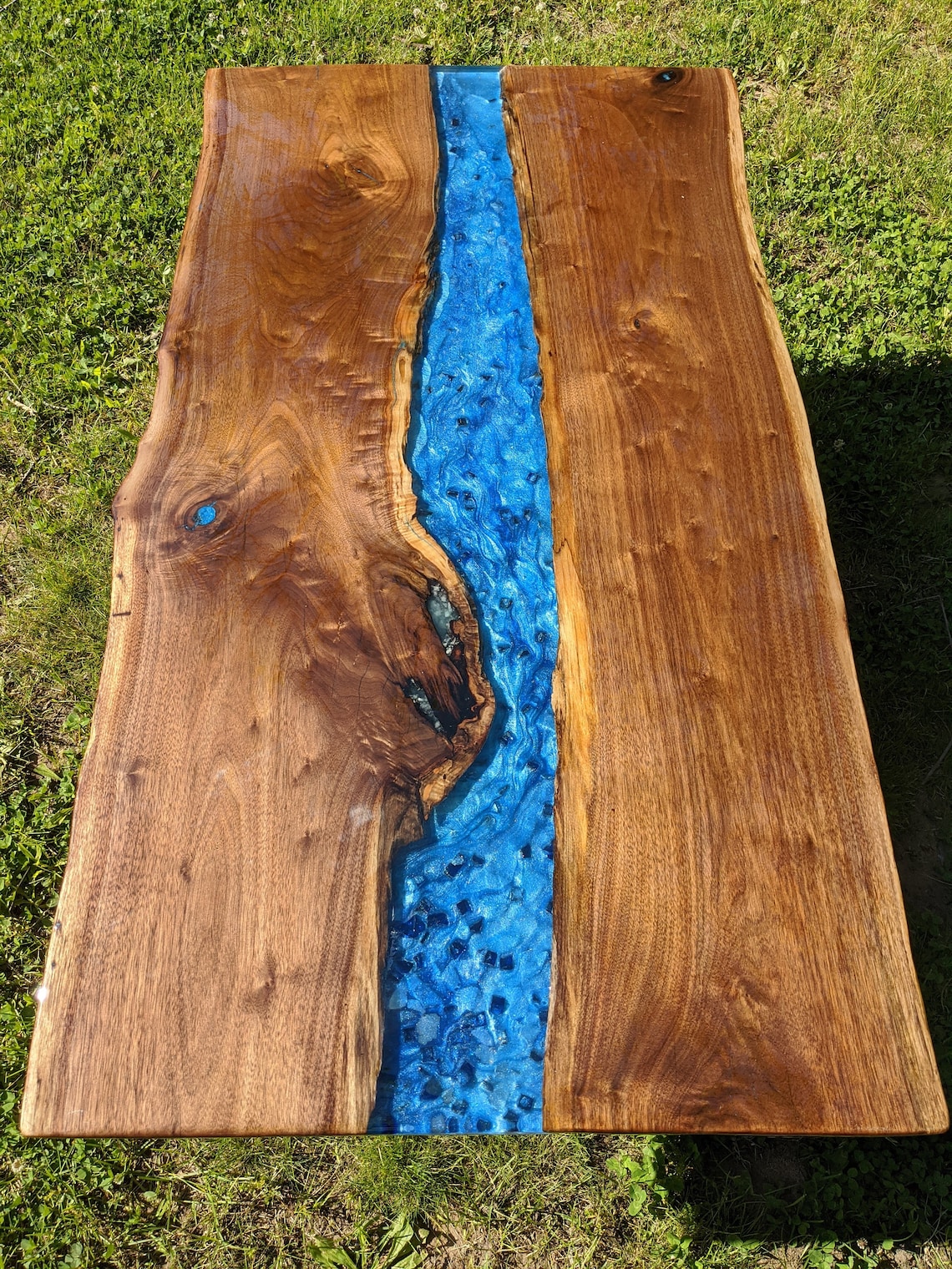 Live Edge Epoxy River Coffee Table Etsy