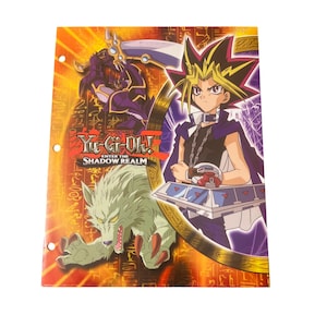 Årgång 1996 Yu-Gi-Oh! Enter the Shadow Realm Pärm Mapp Ny Oanvänd Starpoint