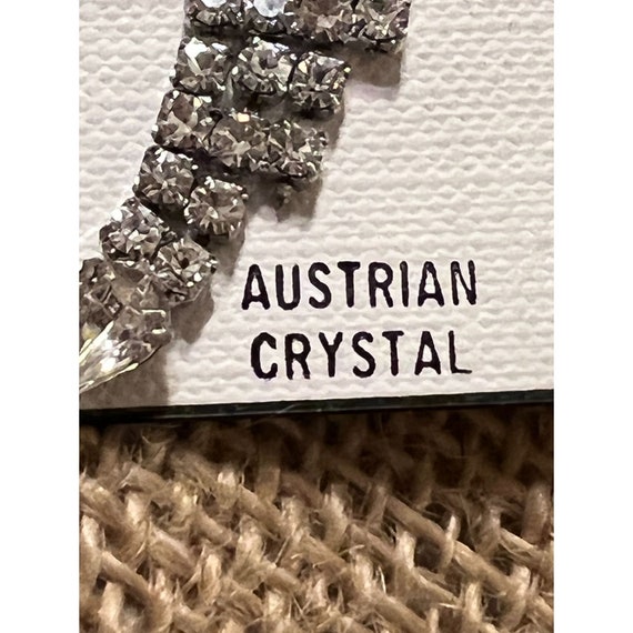 Vintage Jojak Austrian Crystal Dangle Earrings Pi… - image 3