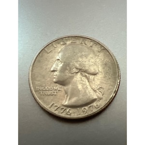 Zweihundertjähriger Washington Quarter Dollar 1776-1976 keine Münzprägestätte