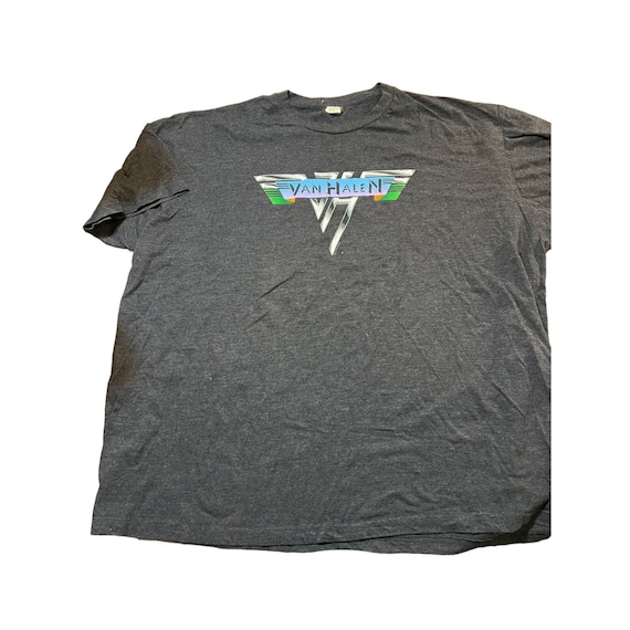 Vintage Van Halen Shirt Heather Dark Gray 707 Brand 52