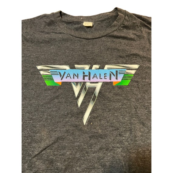 VAN HALEN ビンテージオリジナルティーシャツ VAN HALEN Old School Logo T-Shirt 70s 80s Rock Band on Ring