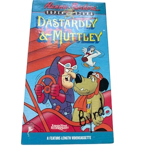Vintage Dastardly & Muttley VHS tapes cartoon Hanna Barbera