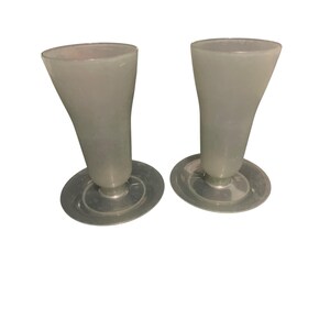 Lot de 2 tasses à dessert vintage gris parfait Tupperware 754 pièces de rechange sans couvercles