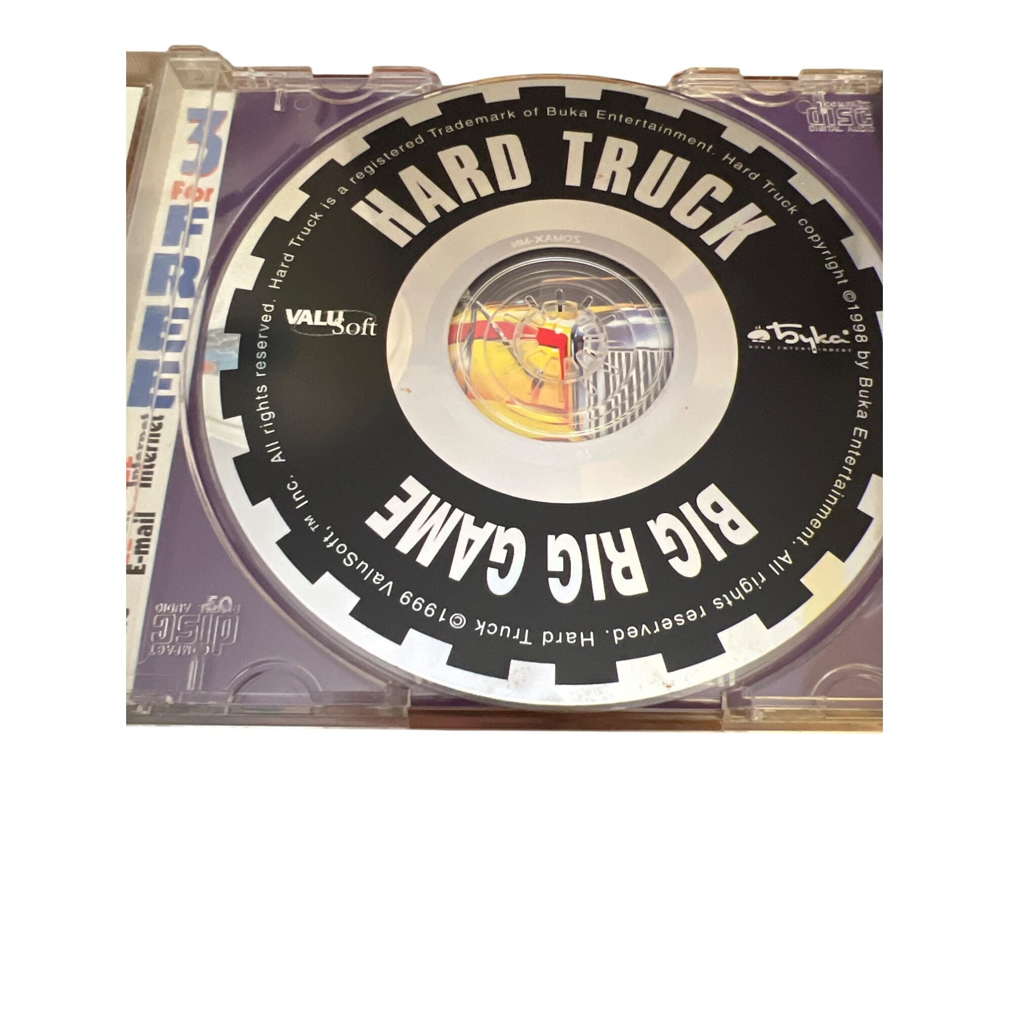 1998 Hard Truck PC CD-ROM Game Windows 95/98 Valusoft Big Rig