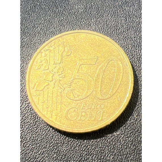 希少なドイツコイン 50ユーロセント - 2002年 2002年 ドイツ、50ユーロ
