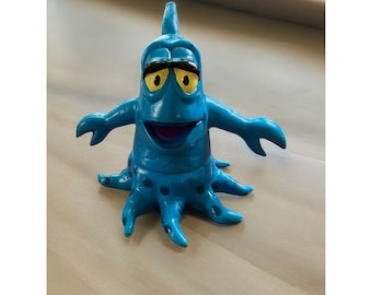 1989 Wendy's Applause YELLOW-BOID Alien Mixup Figure in Original