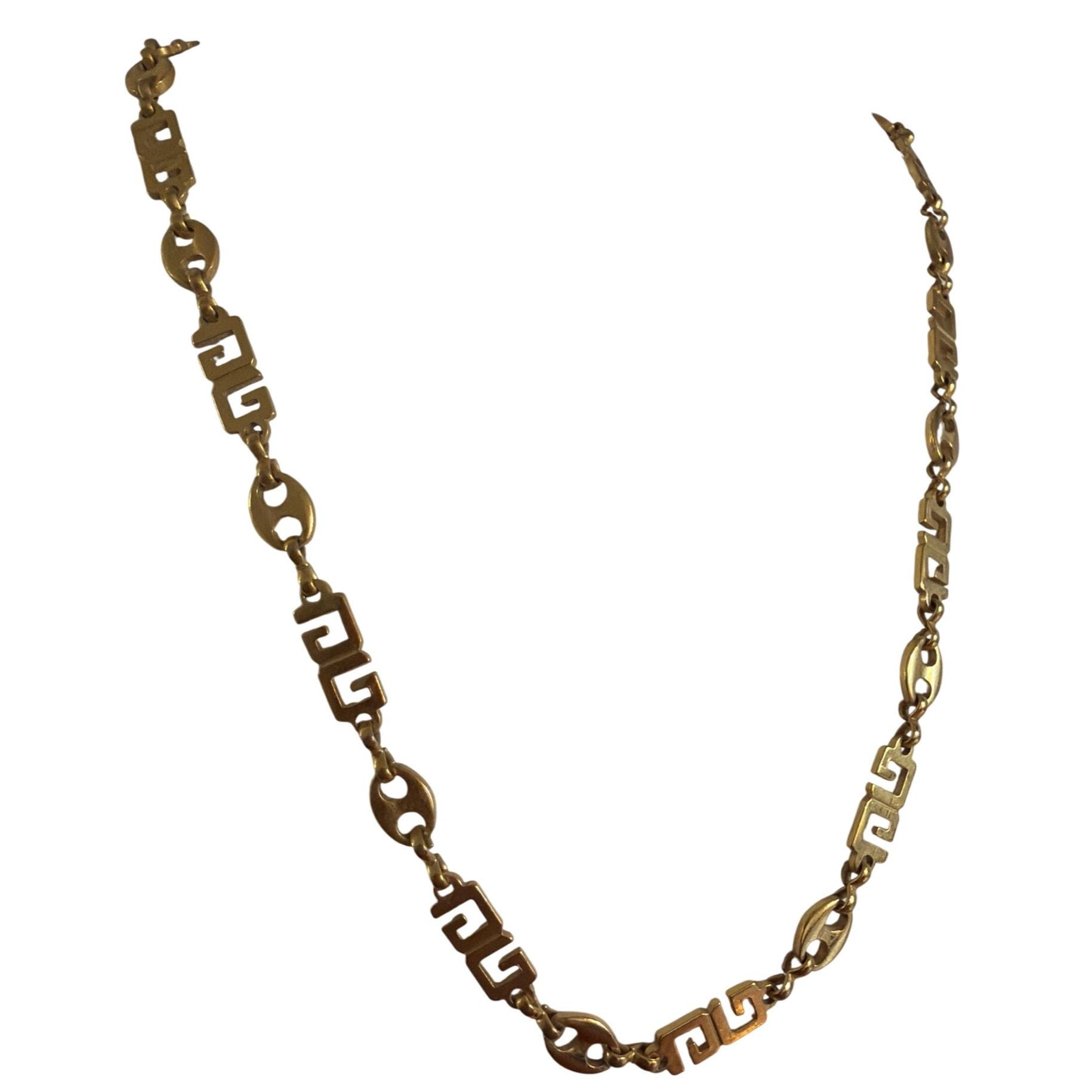 Vintage Givenchy Gold Necklace - Etsy