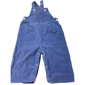 Vintage Toddletime JcPenney Blue Corduroy overalls Size 1 1/2