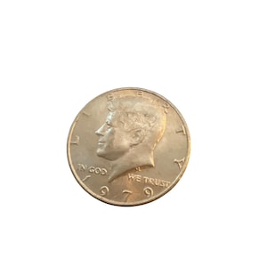 1979 Kennedy Half Dollar Coin United States Currency Collectible No Mint Mark