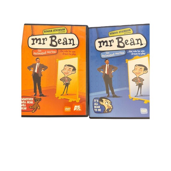 Vintage Lot 2 Mr. Bean Animated Series DVD Sets Ends Justify Beans