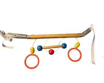 Vintage Wood Hanging Toy Cradle Gym Play Pen Childhood memories