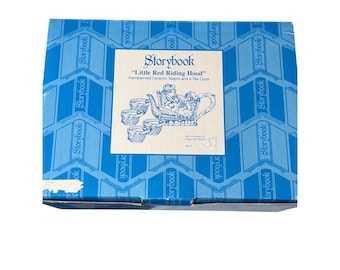 Dept 56 Storybook Little Red Riding Hood Ceramic Teapot 4 Tea Cups New in Box