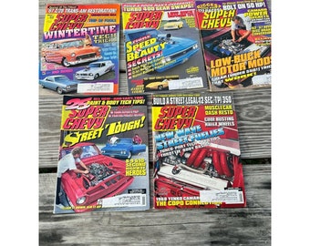 Vintage Lot of 5 Super Chevy Magazine 1994 January May June August November