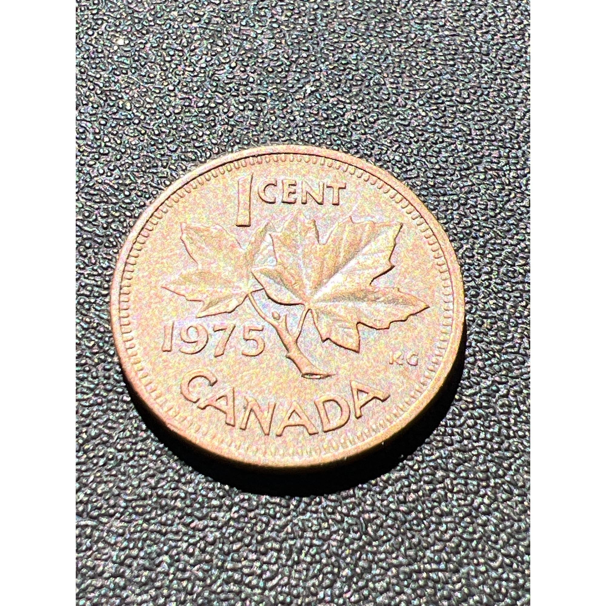 カナダ 1 セント硬貨 - Etsy 日本