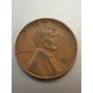 1951 D Lincoln Wheat Penny One Cent Coin United States Collectible Copper