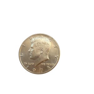 1973 Kennedy Half Dollar Coin United States Mint Collectible No Mint Mark