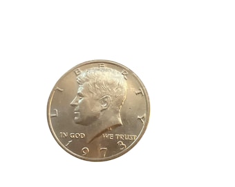 1973 Kennedy Half Dollar Münze USA Mint Sammlerstück Ohne Münzzeichen