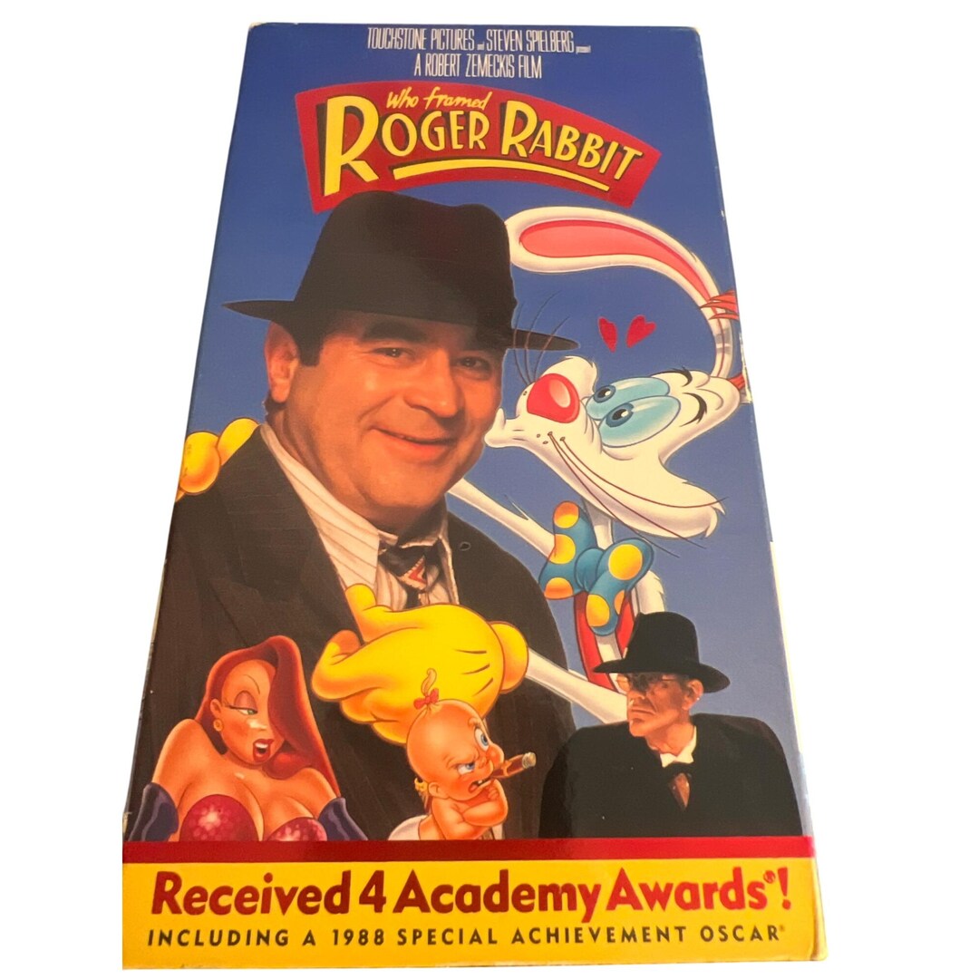 Vintage 80s Who Framed Roger Rabbit VHS Tape Original Sleeve Paperwork ...