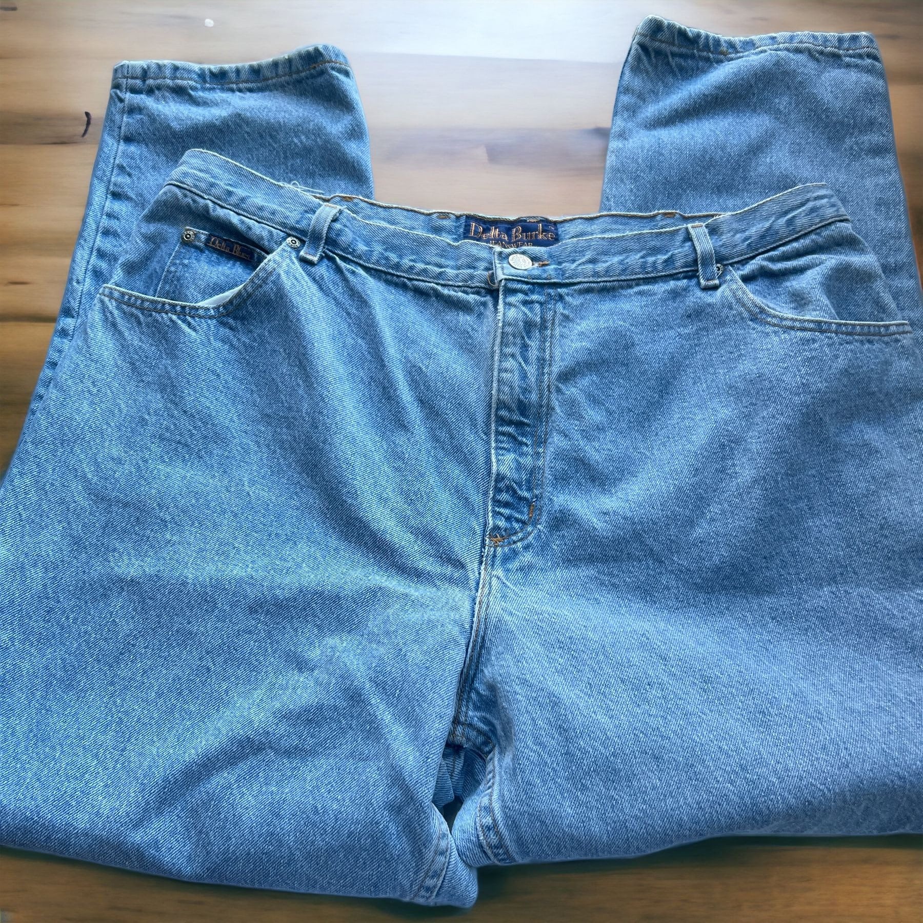 Vintage Delta Burke Jeanswear Jeans High Rise Relaxed Straight