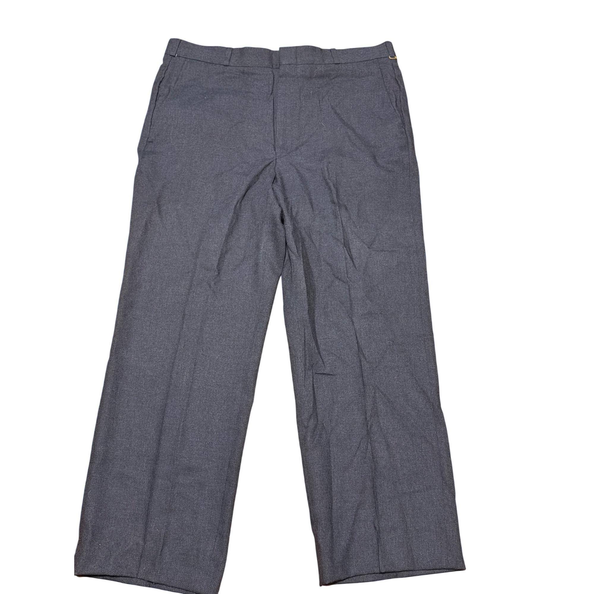 Mens Vintage Wool Pants 38x32 - Etsy