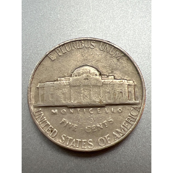 Vintage 1964 Jefferson Nickel Coin No Mint Mark United States of