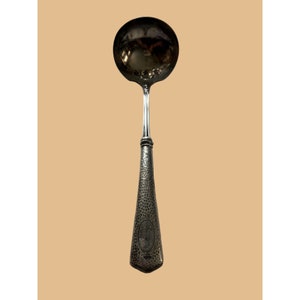 Vintage Oneida Community Sterling Silver Handle Serving Spoon Par Plate 8.5&quot;