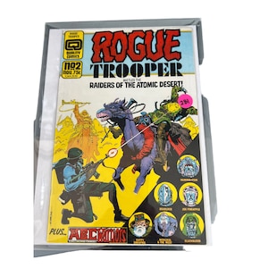 vintage Rogue Trooper Quality Comics Raiders of Atomic Desert #2 80s
