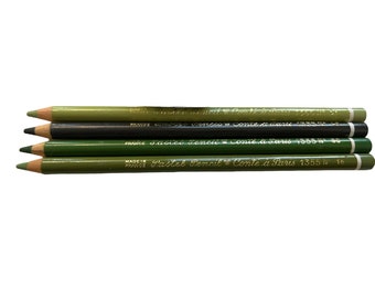 Vintage Lot of 4 Conte A Paris Pastel Pencils 1355 Made France 16 30 42 51