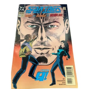 Vintage 1993 Star Trek Next Generation Comic Issue #53 DC Comics Worf Deanna