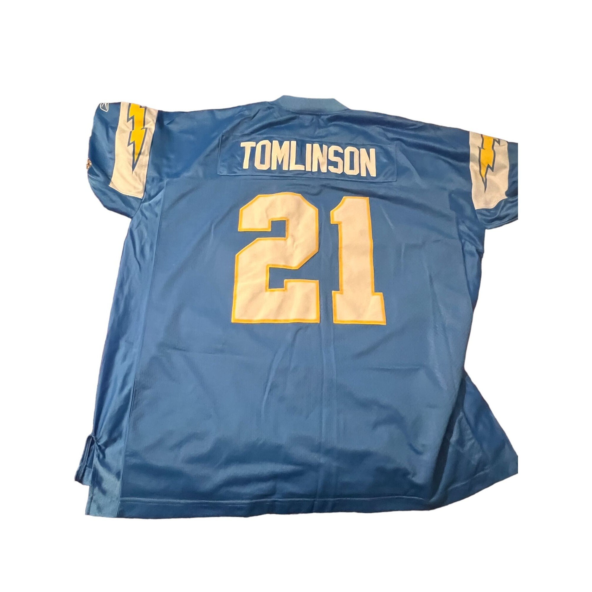 Reebok NFL San Diego Chargers Tomlinson Blue Jersey Size 3XL