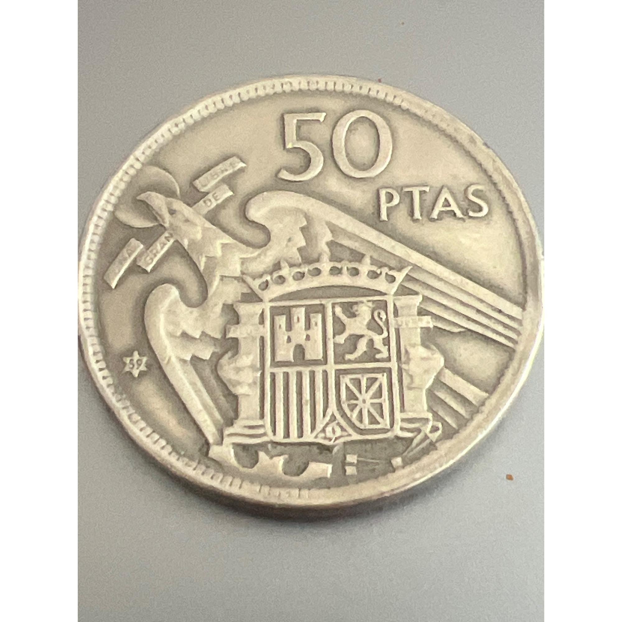 1957 50 pesetas - Etsy 日本