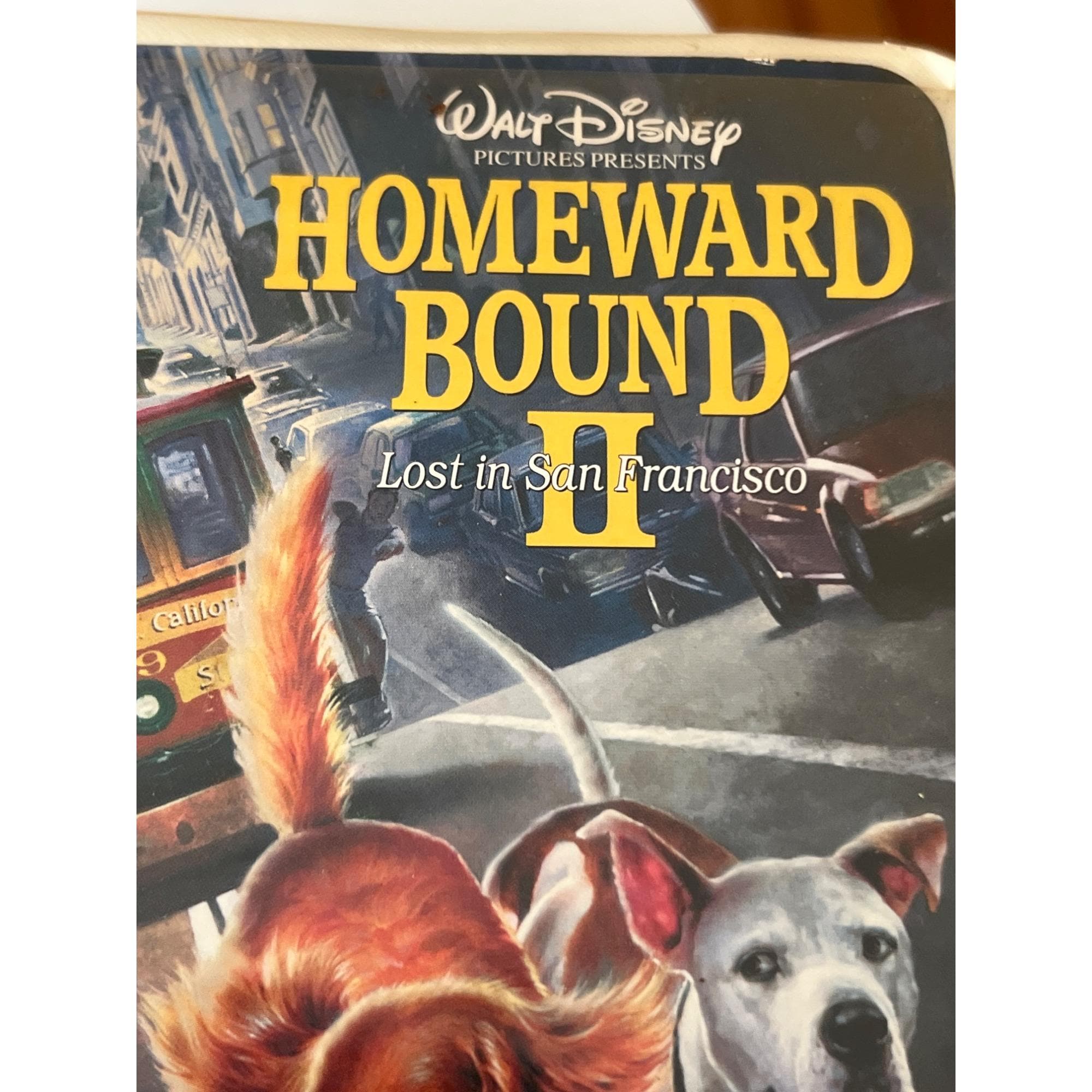 Vtg Walt Disney Homeward Bound II Lost San Francisco VHS Clamshell 