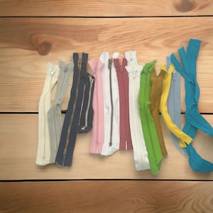 Lot of 13 Zippers Have been removed Talon YKK OPTI Great Working Condition