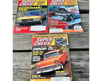 Lot of 3 Super Chevy Magazine 2003 January February March