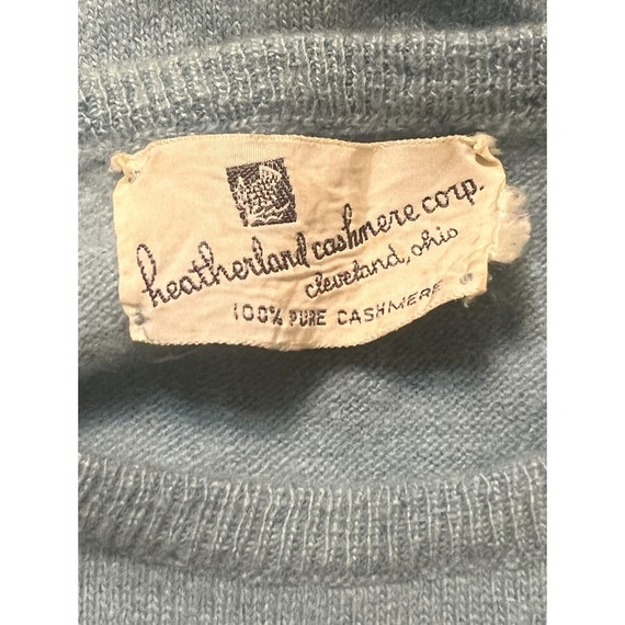 Vintage Heatherland Cashmere Corp Sweater 100% Pu… - image 6