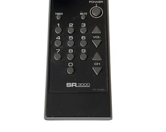 Sears SR3000 CT-9180 Remote Control Transmitter Black UM-4 AAA Japan Working