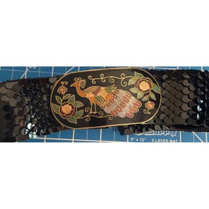 Vintage Cloisonne Belt Buckle - Etsy display picture 3