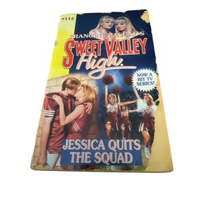 Francine Pascals Sweet Valley High #112 Jessica Quits The Squad Paperback 1995