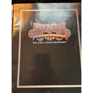 Książka, broszura, ulotka z okazji srebrnej rocznicy trasy pożegnalnej Alabama American Farewell Tour 2003
