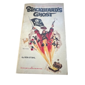 Vintage 1976 Disney Blackbeard&#39;s Ghost Paperback Book Scholastic Starline