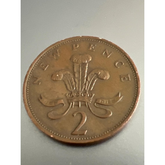 1978年 英国 2ペンス硬貨 エリザベス2世銅貨 コレクターズアイテム