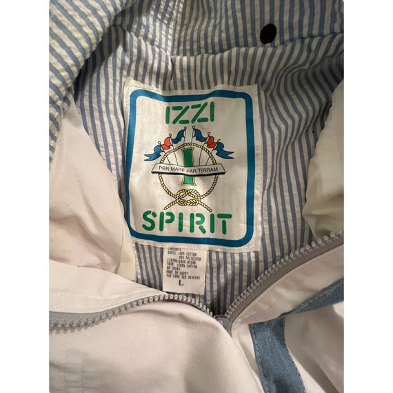 Vintage 90's Izzi Spirit Jacket Windbreaker Retro… - image 4